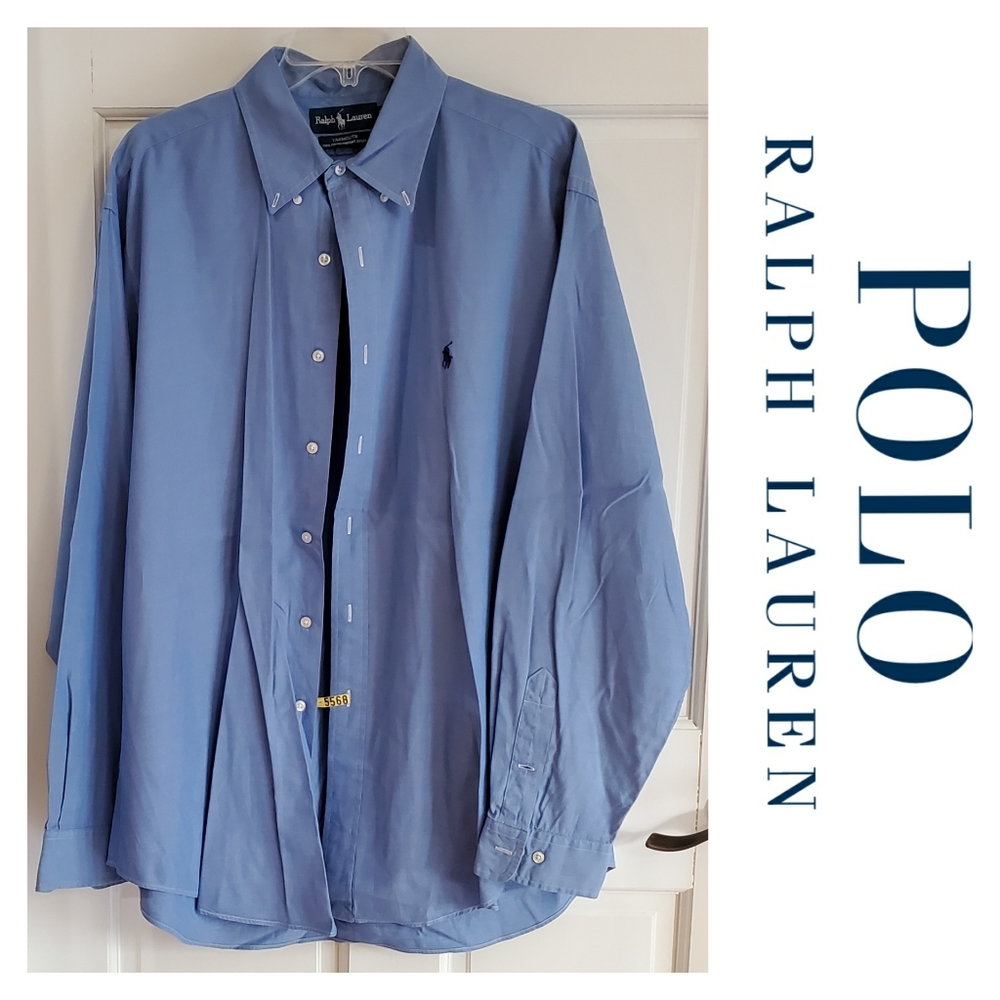 POLO RALPH LAUREN | XL 17 Neck Long Sleeve Shirt